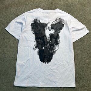 Rare Authentic Vlone No Smoke Pop Smoke Graphic T Shirt Size XL